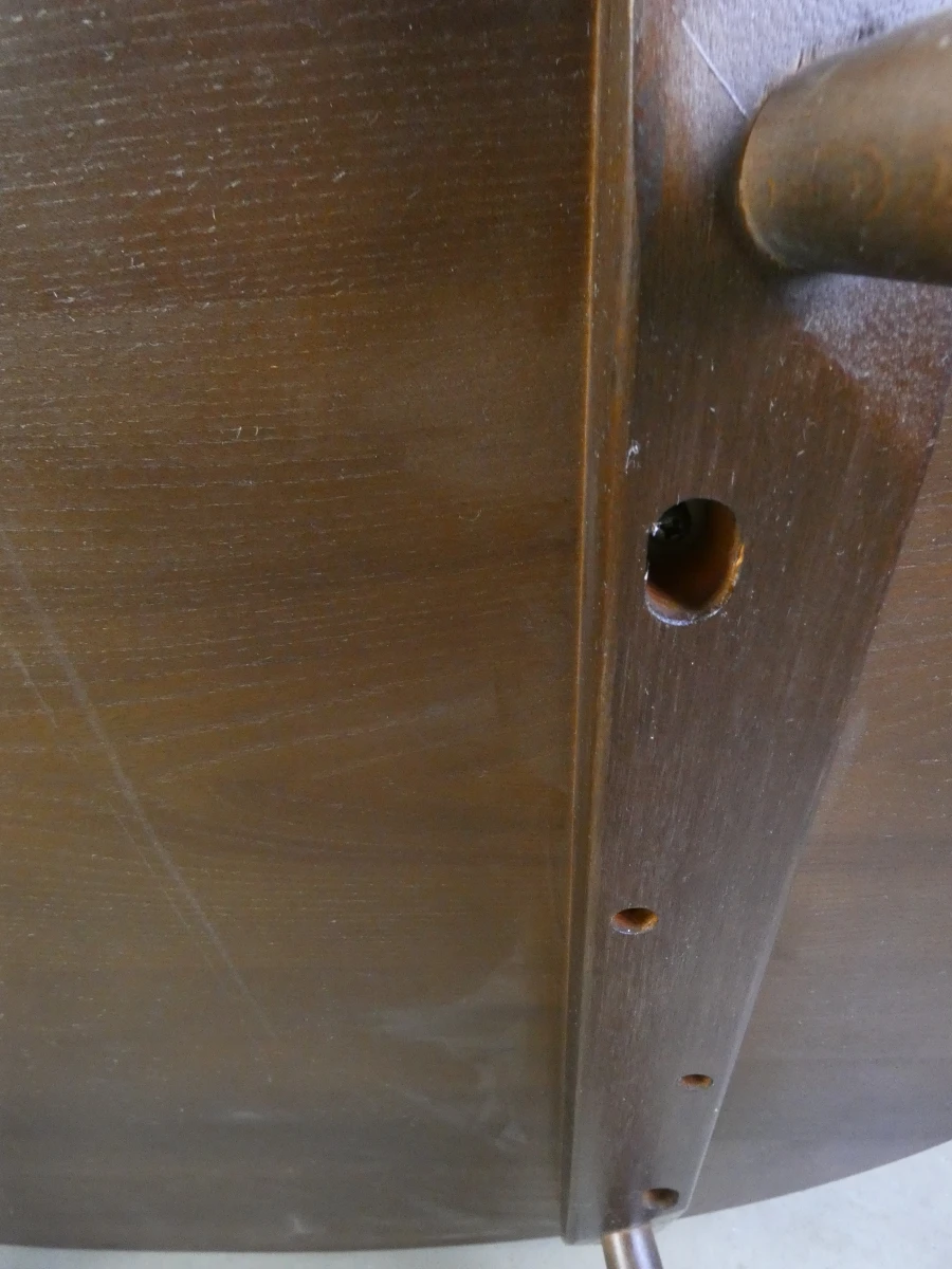 Ovale houten salontafel met rekje - foto 10