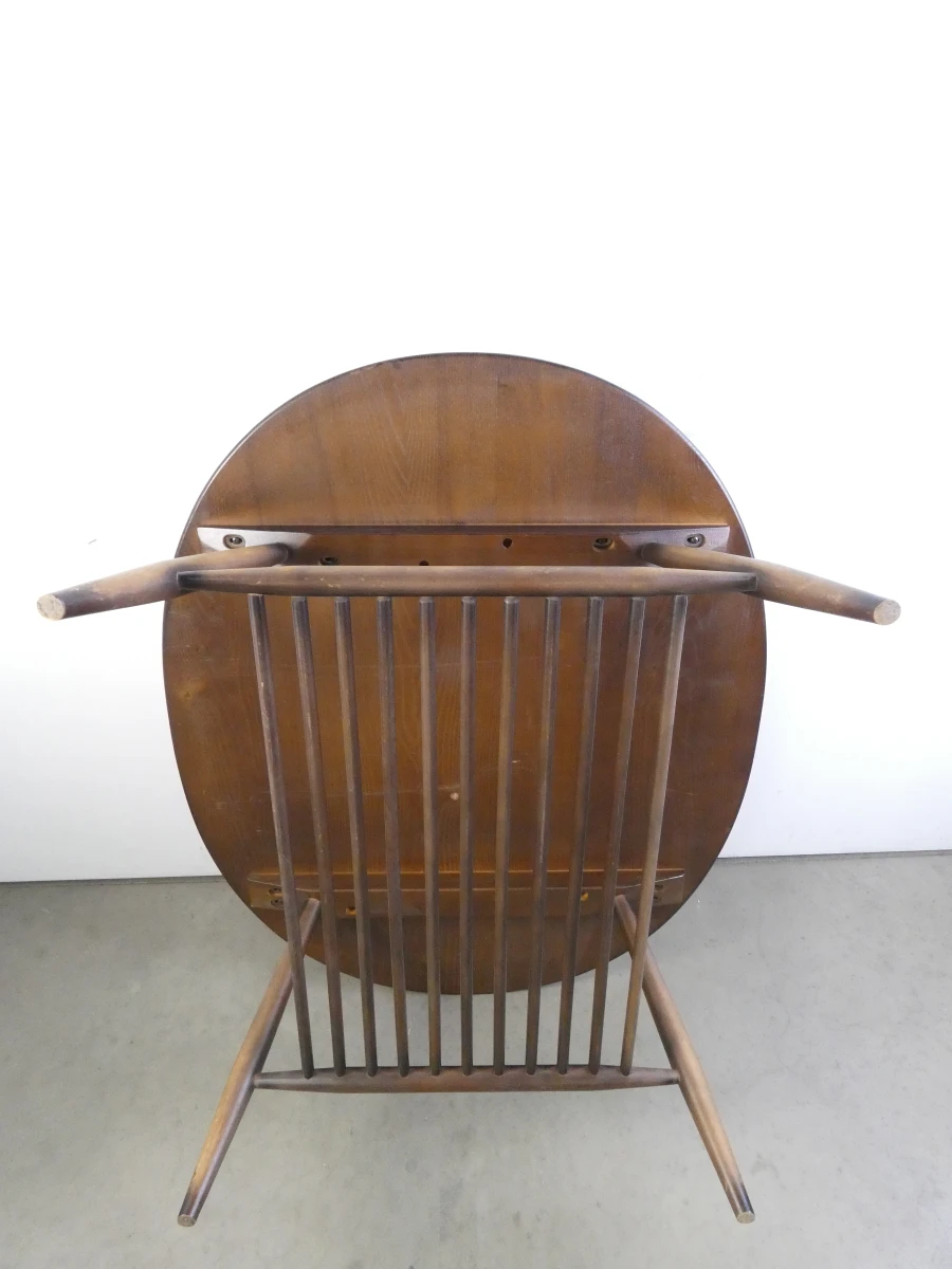 Ovale houten salontafel met rekje - foto 14