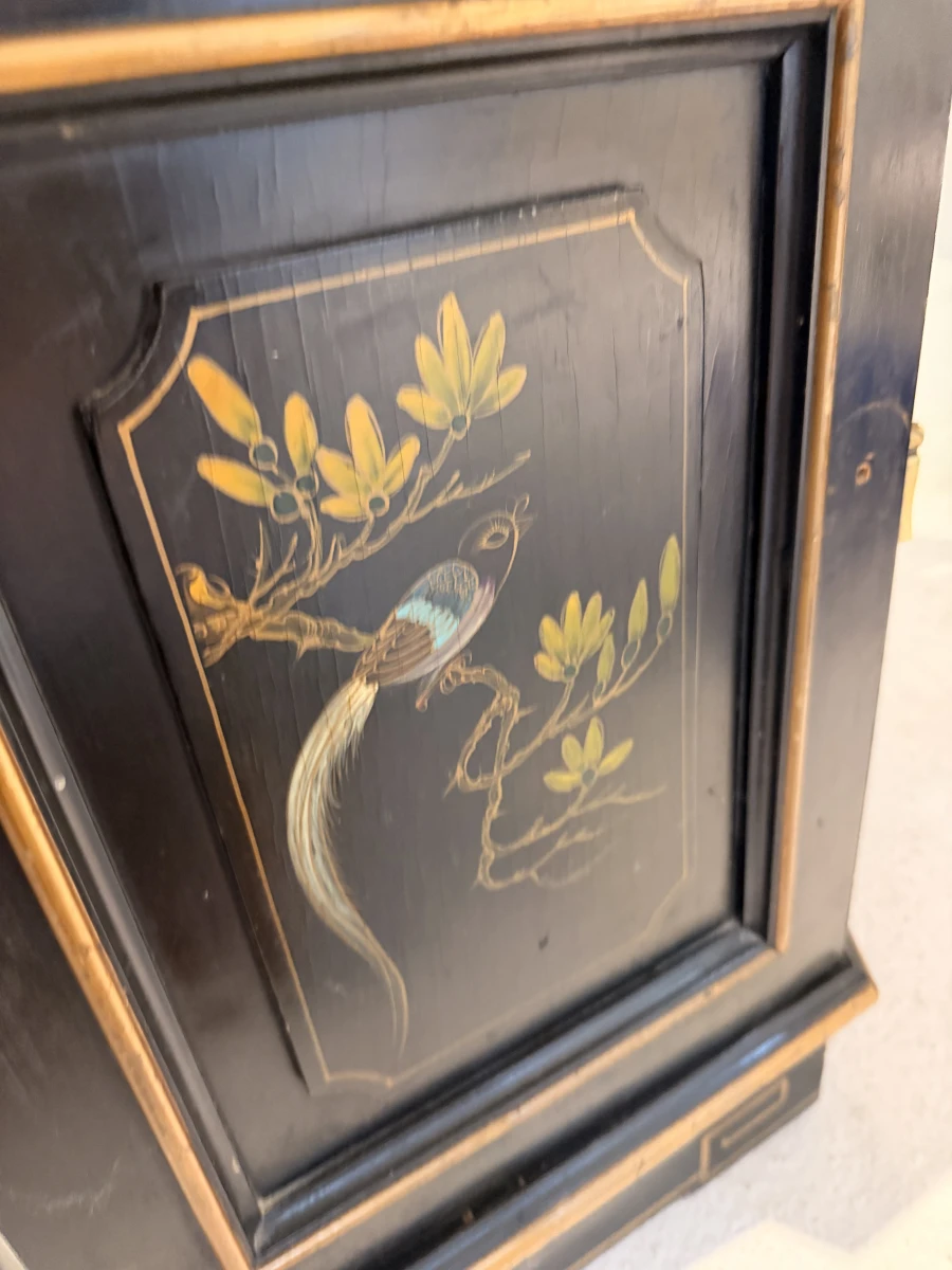 Oosterse Chinoiserie Pagode vitrinekast - foto 16