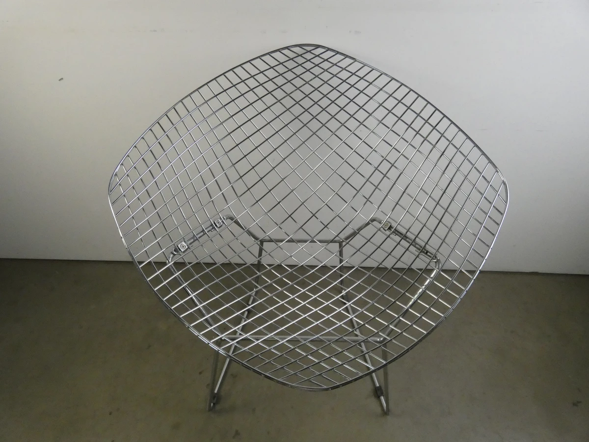 Bertoia-stijl Diamond draadstoel - foto 4