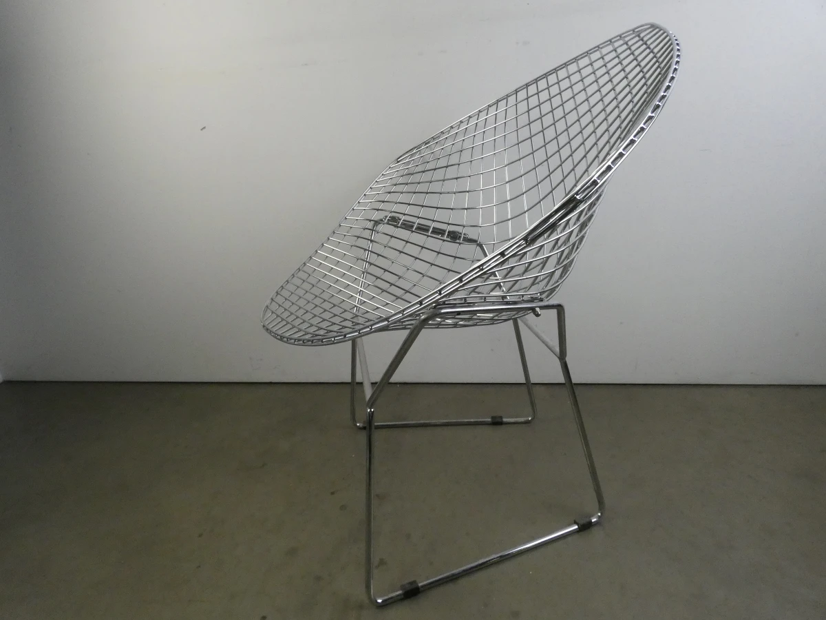 Bertoia-stijl Diamond draadstoel - foto 5