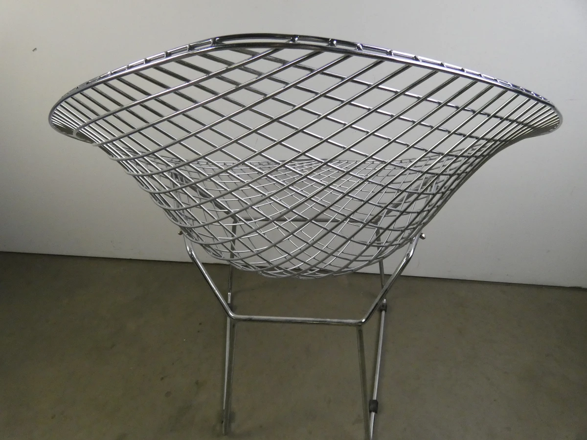 Bertoia-stijl Diamond draadstoel - foto 6