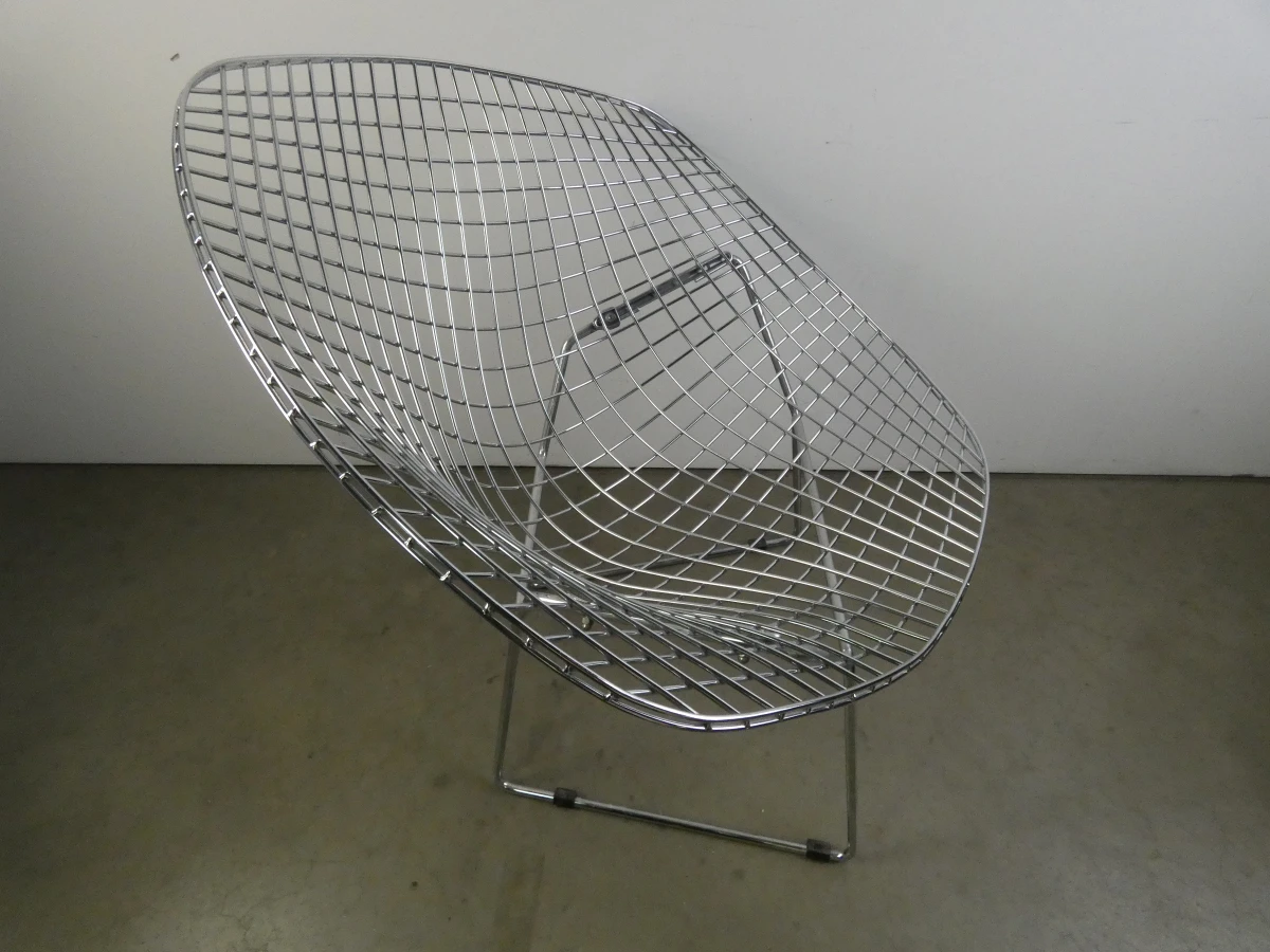 Bertoia-stijl Diamond draadstoel - foto 7