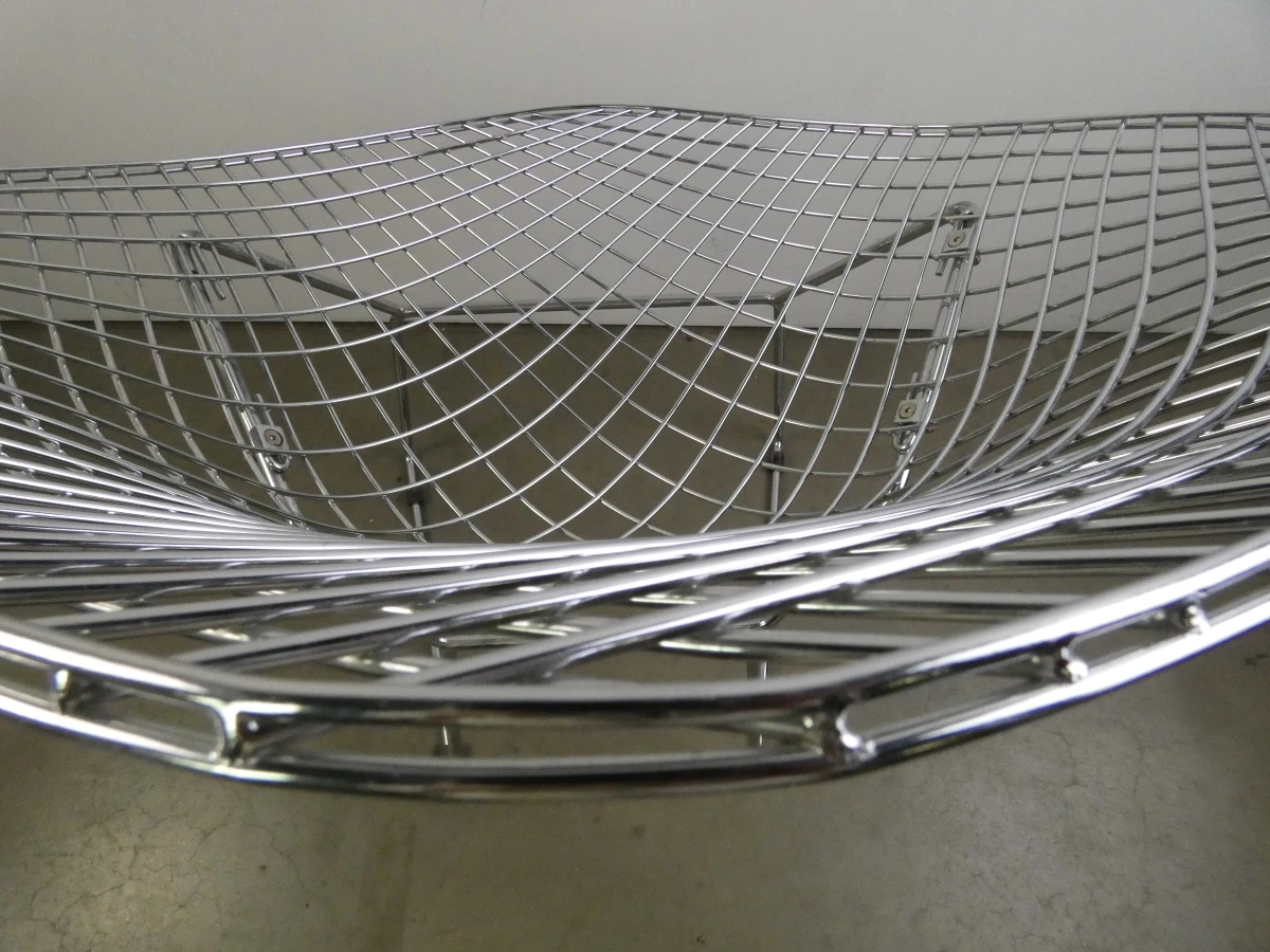 Bertoia-stijl Diamond draadstoel - foto 9