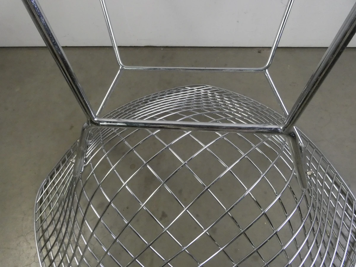 Bertoia-stijl Diamond draadstoel - foto 13