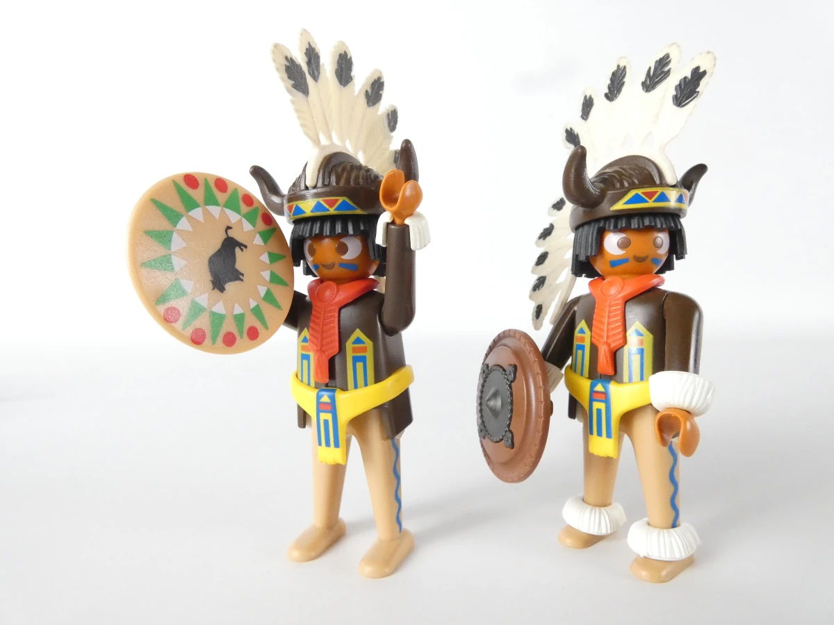 Vintage Playmobil Geobra figuren en paarden - foto 9
