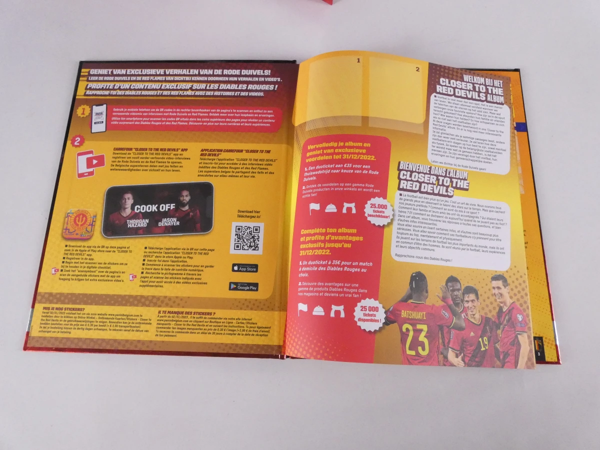 Belgian Red Devils verzamelalbum met stickers en kaarten - foto 7