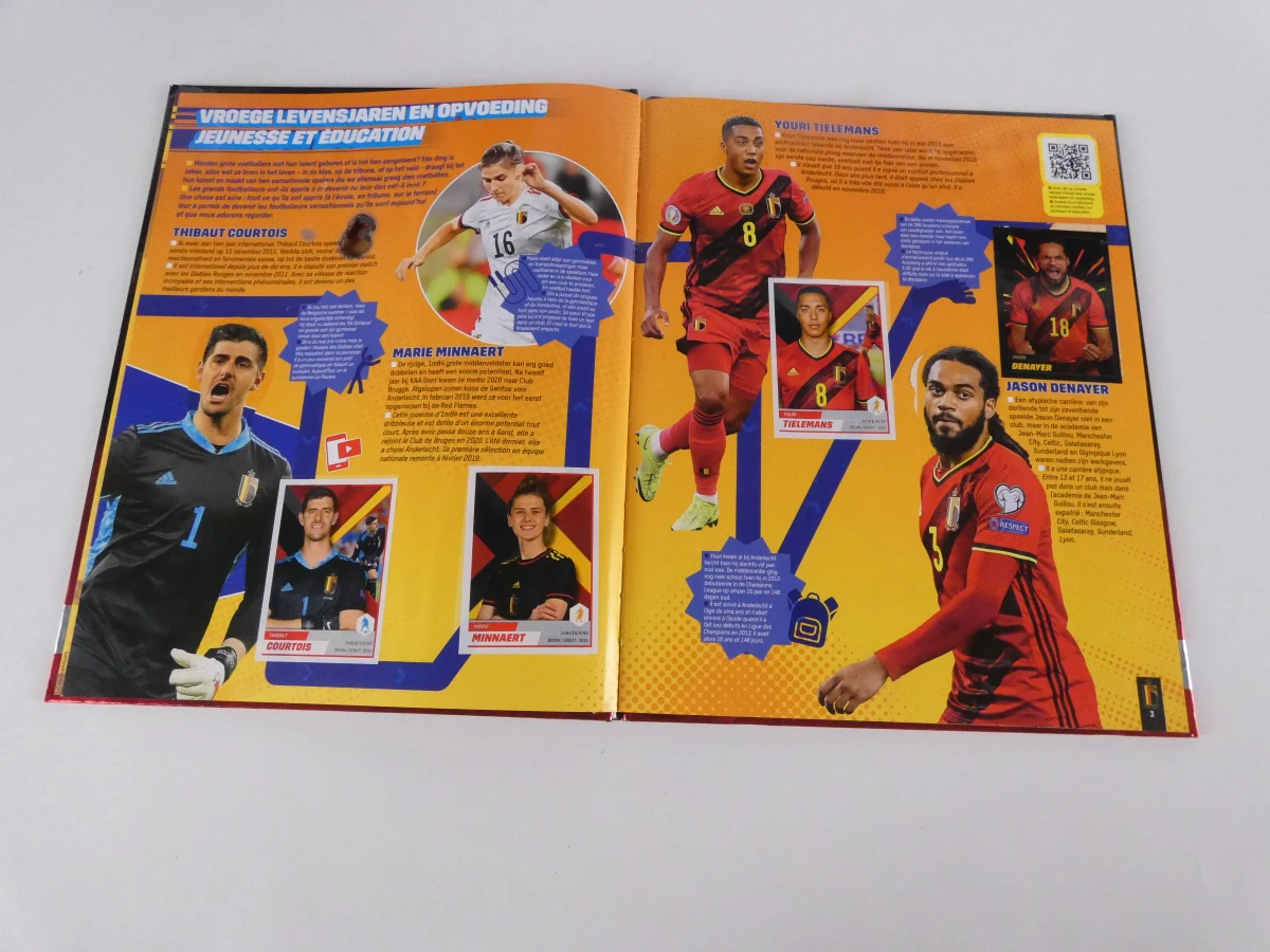 Belgian Red Devils verzamelalbum met stickers en kaarten - foto 8