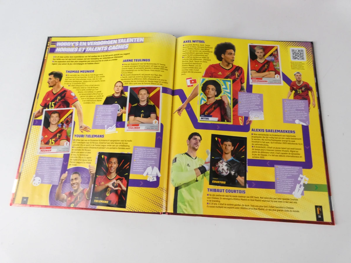 Belgian Red Devils verzamelalbum met stickers en kaarten - foto 10