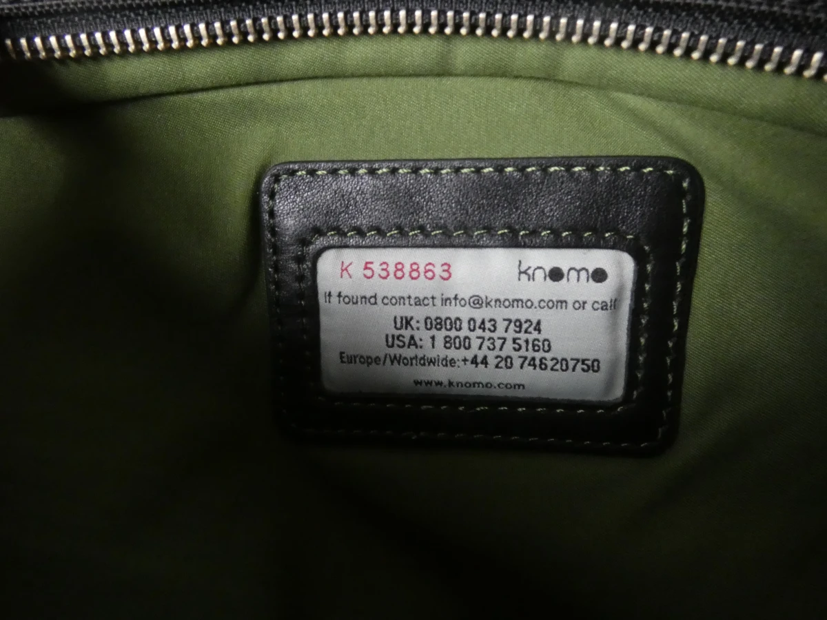 Luxe Knomo Zwarte leren laptoptas - foto 6