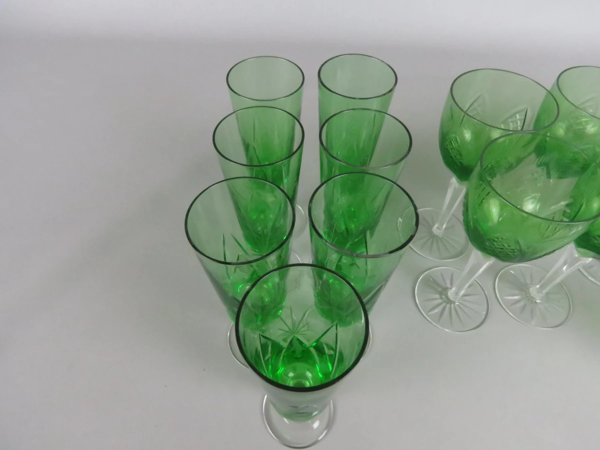Set groene glazen - foto 2