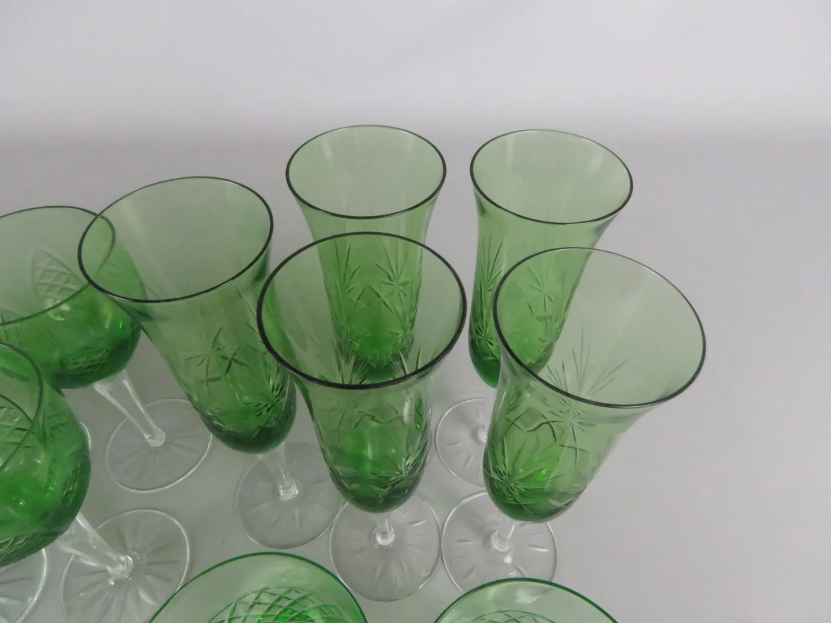 Set groene glazen - foto 4