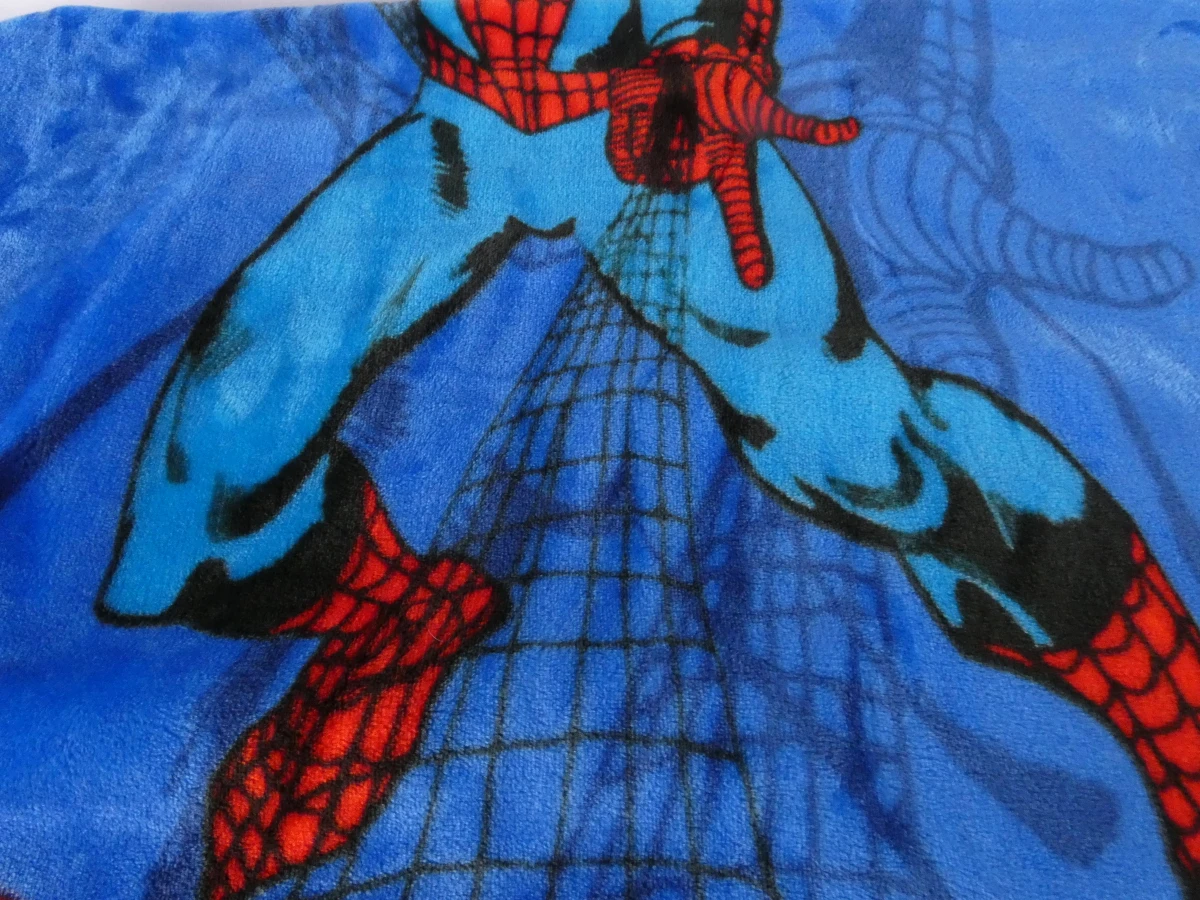 Blauwe fleece deken met Spider-Man print - foto 5