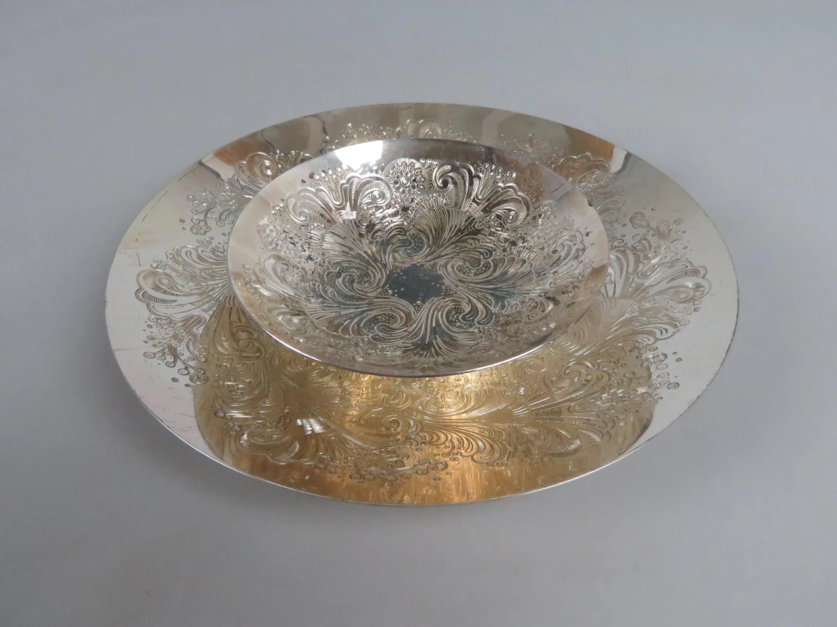 2 verzilverde schalen WMF - foto 7