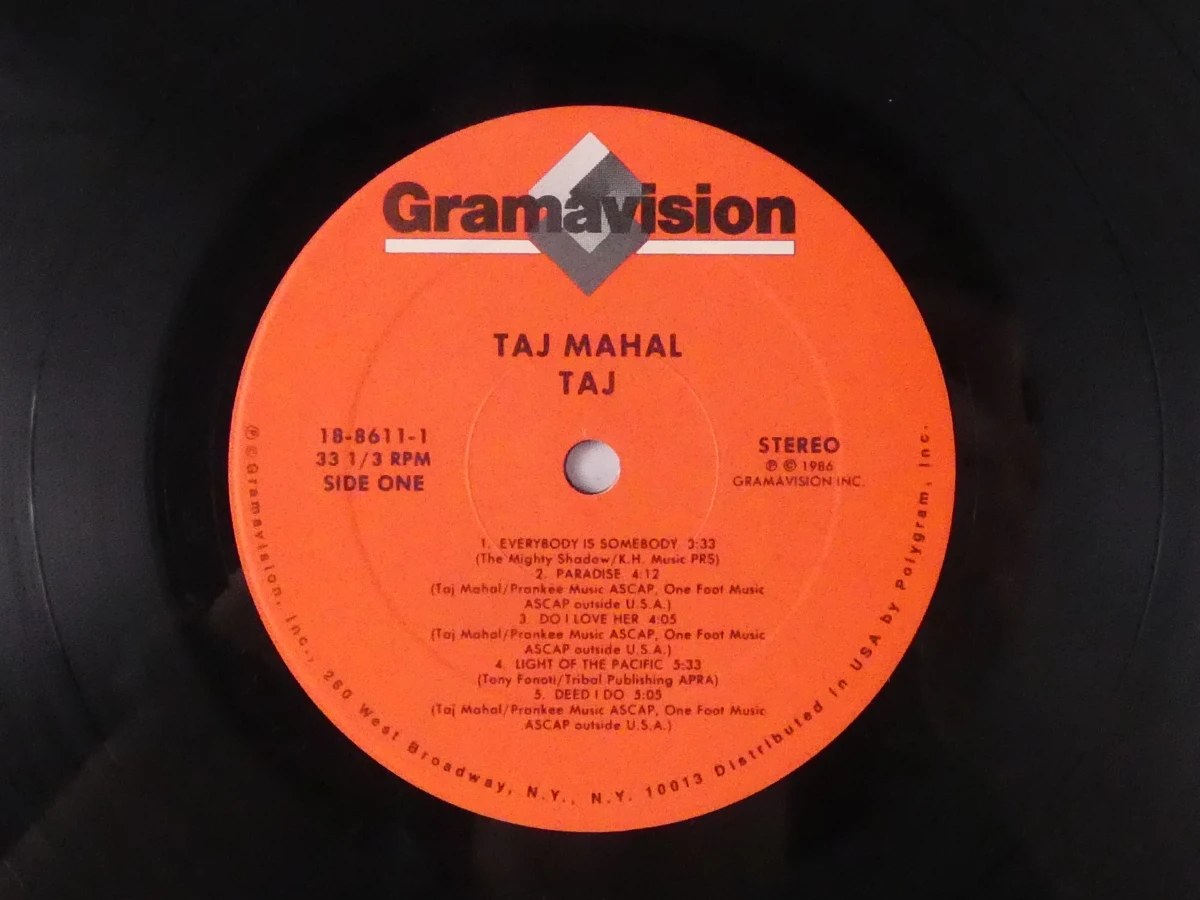 Vinylplaat Taj Mahal - Taj met hoes en handtekening - foto 3
