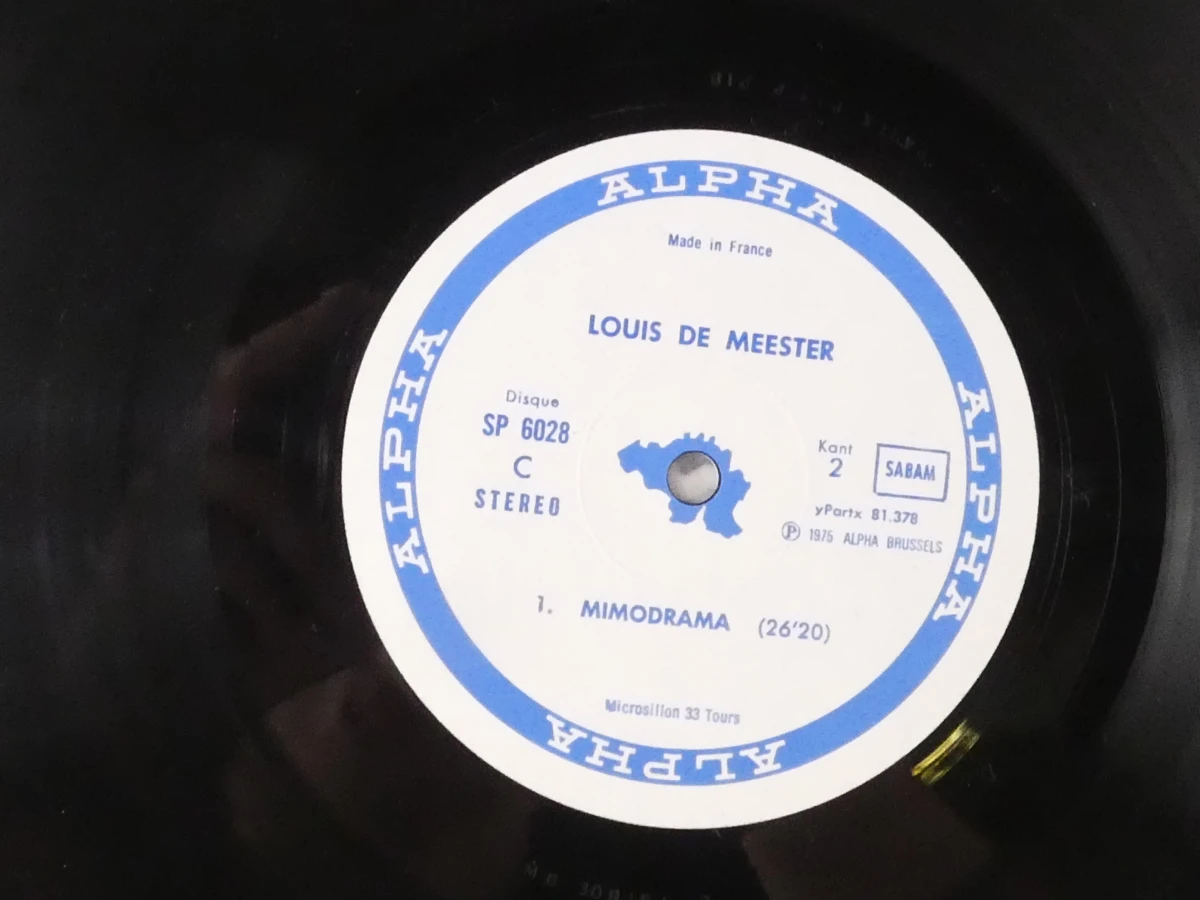 LP Louis De Meester & Lucien Goethals - Mimodrama / Difonium - foto 3