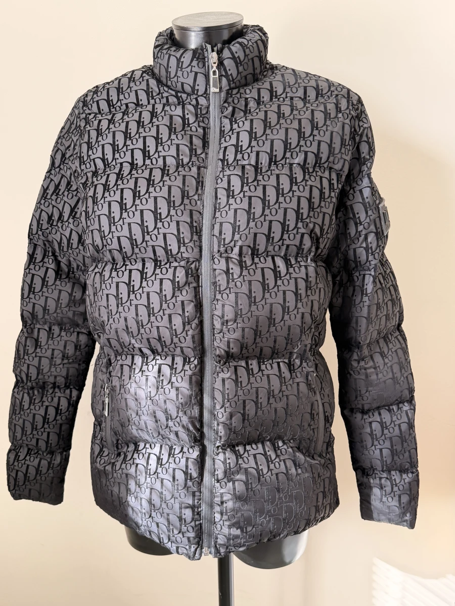 Dior Oblique Donsjas, maat S – kavel bij De Kringwinkel, Dendermonde