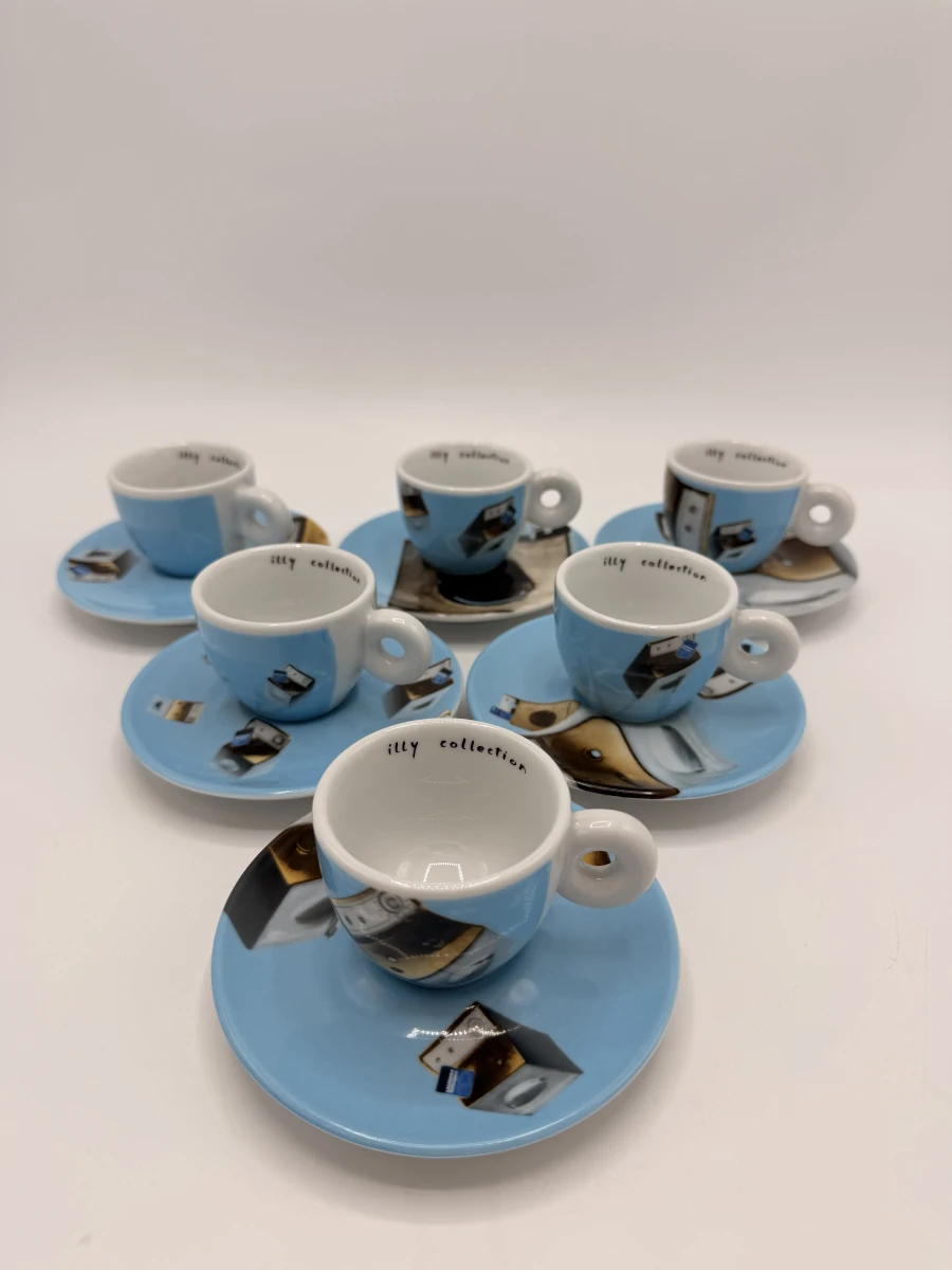 Espresso servies Illy, Norma Jeane – kavel bij De Kringwinkel, Dendermonde