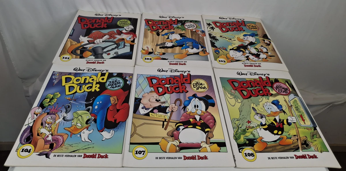 Verzameling van 50 Walt Disney strips: Donald Duck en Oom Dagobert - foto 8