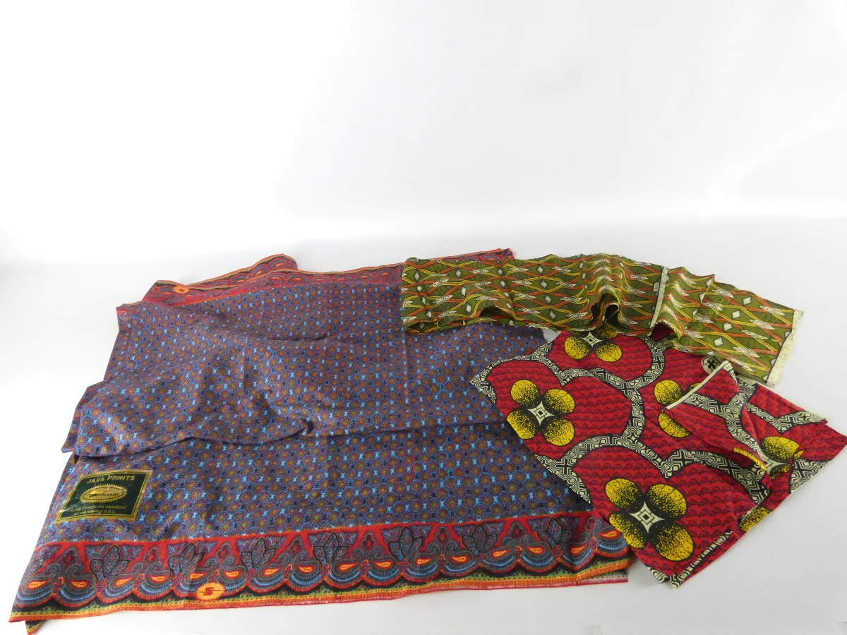 Set Afrikaanse waxprints stoffen - foto 17