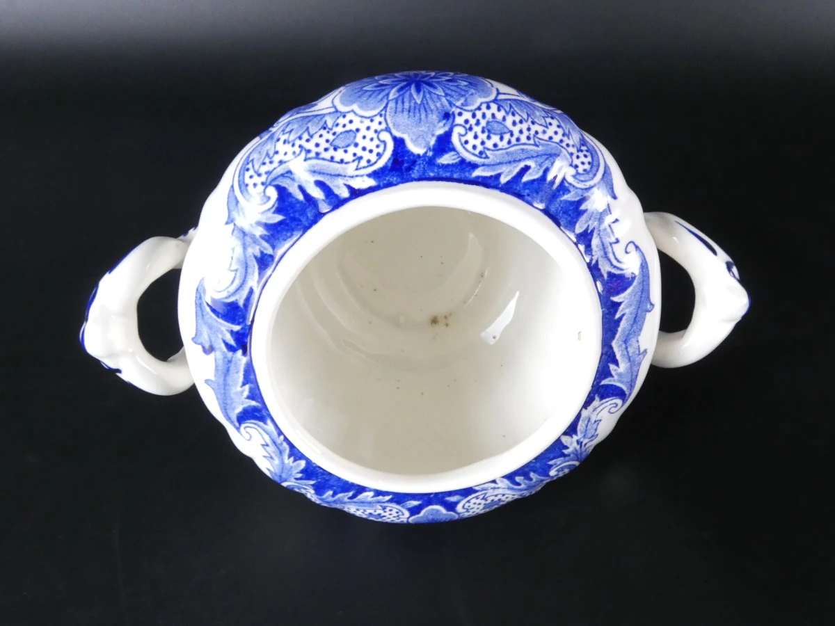 Blauw-wit servies Dordrecht B.F.K. Made in Belgium(66 stuks) - foto 6