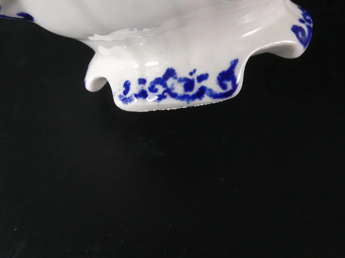 Blauw-wit servies Dordrecht B.F.K. Made in Belgium(66 stuks) - foto 13