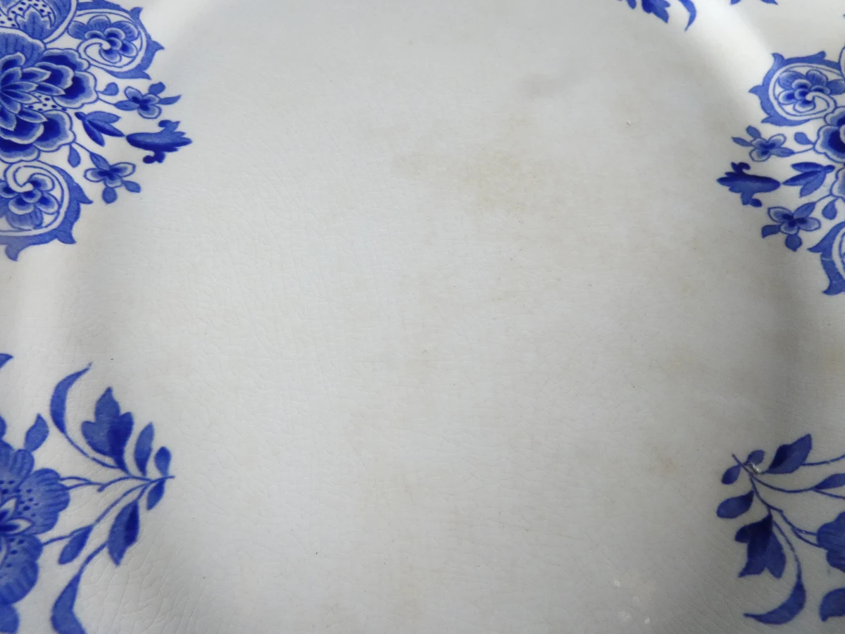 Blauw-wit servies Dordrecht B.F.K. Made in Belgium(66 stuks) - foto 18