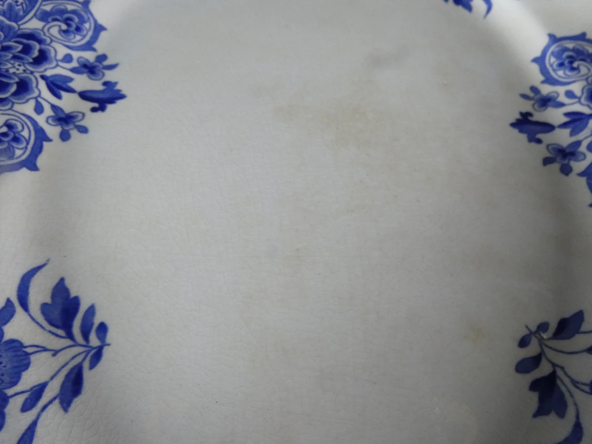 Blauw-wit servies Dordrecht B.F.K. Made in Belgium(66 stuks) - foto 19