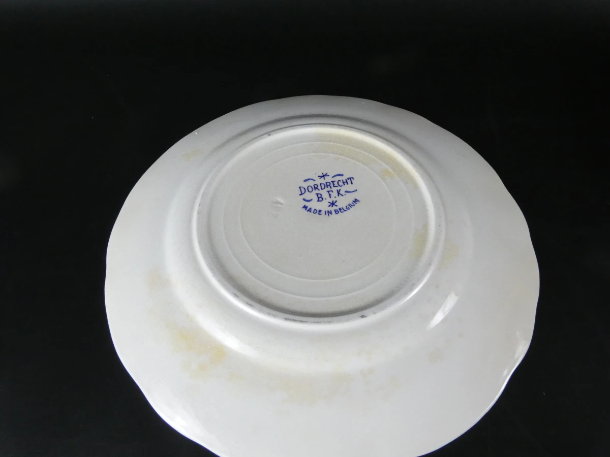 Blauw-wit servies Dordrecht B.F.K. Made in Belgium(66 stuks) - foto 20