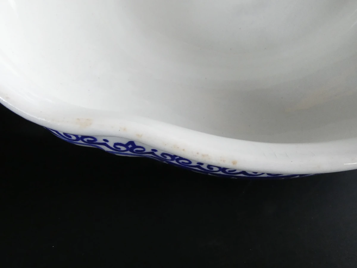 Blauw-wit servies Dordrecht B.F.K. Made in Belgium(66 stuks) - foto 31