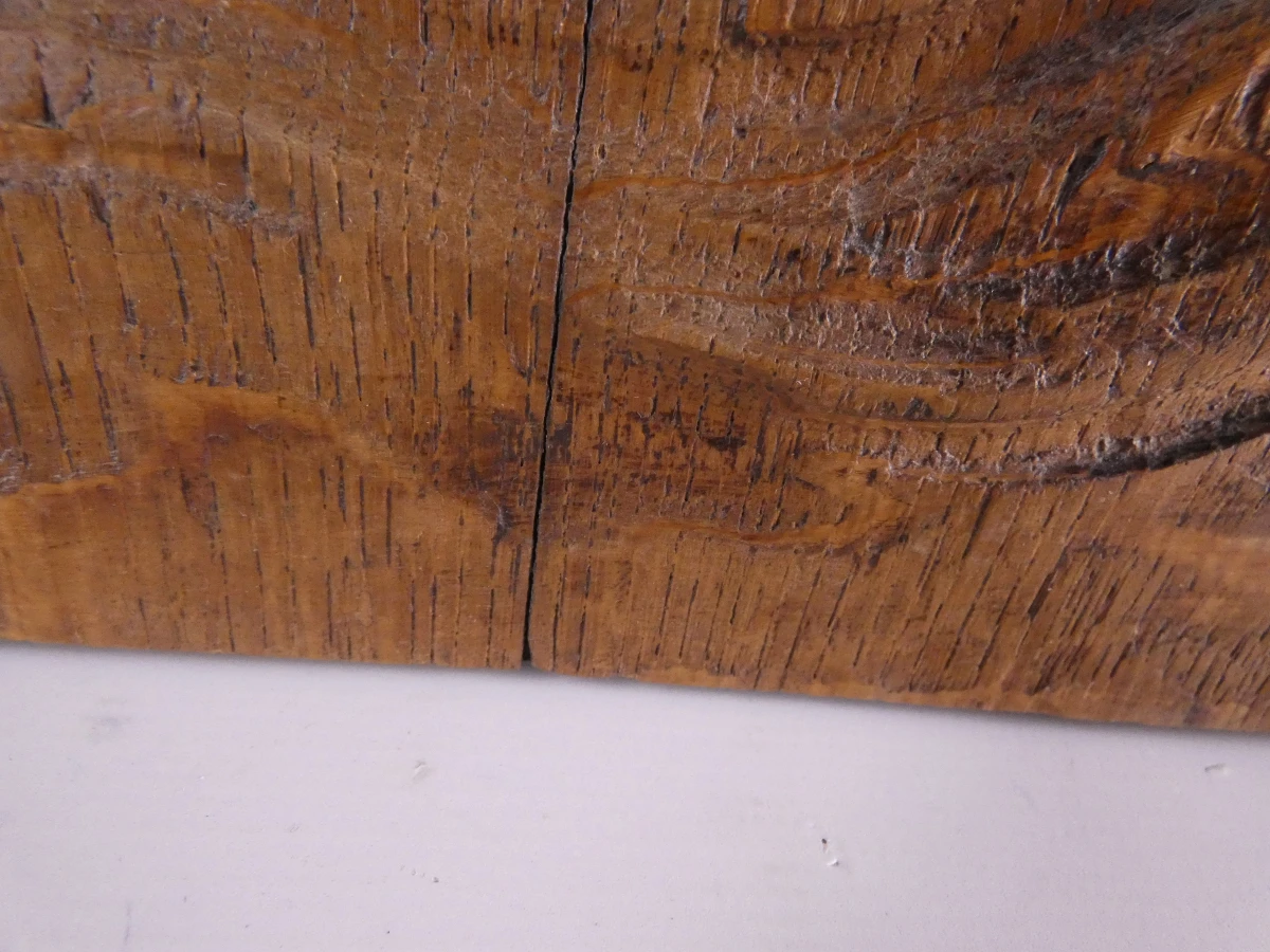 Gesigneerd Zeemeerminbeeld op een vis van hout - foto 14
