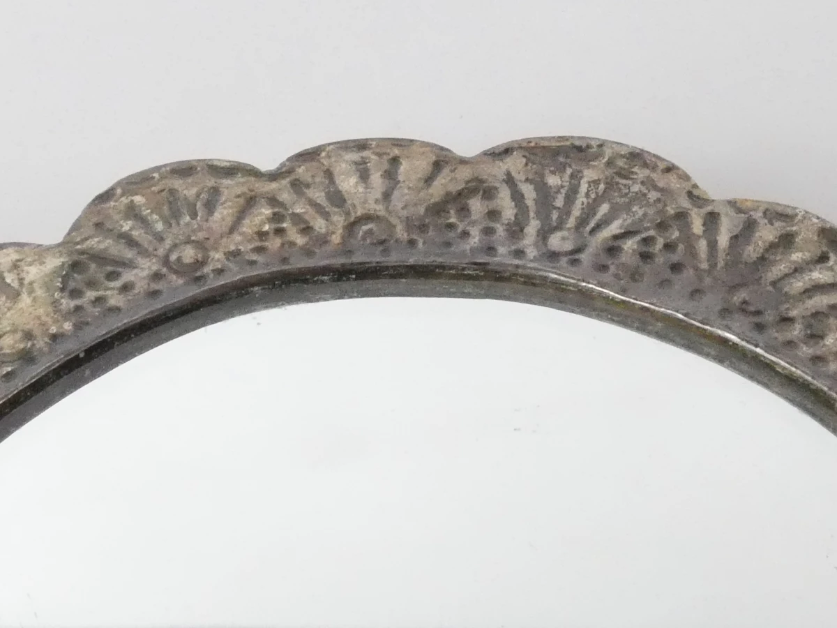 Vintage Turkse bruidsspiegel 900 zilver - foto 4