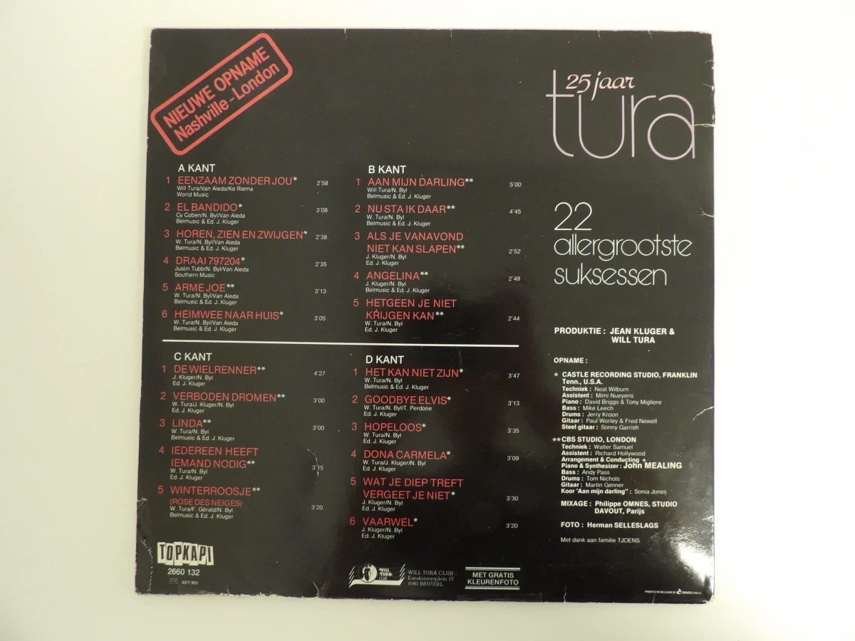 Groot lot Will Tura LP's - foto 15