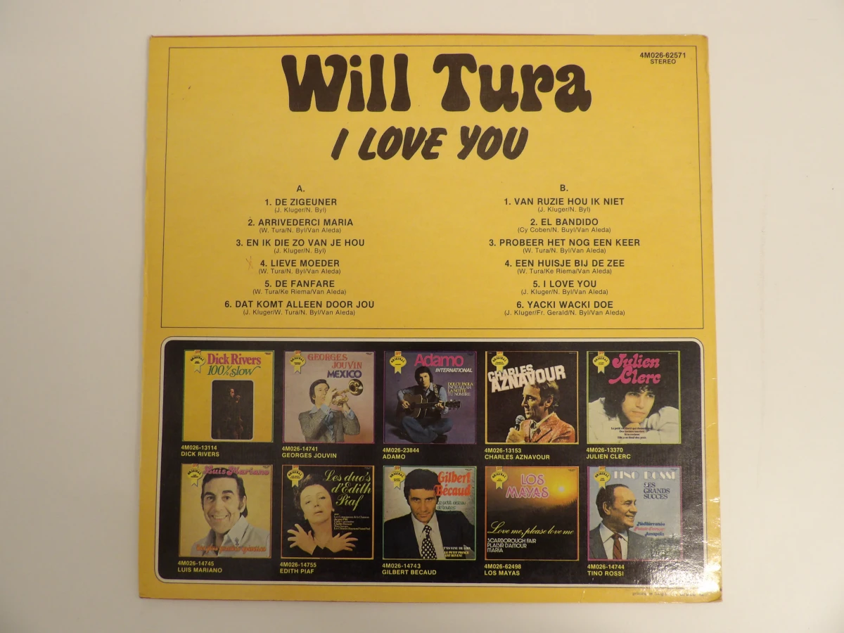 Groot lot Will Tura LP's - foto 7