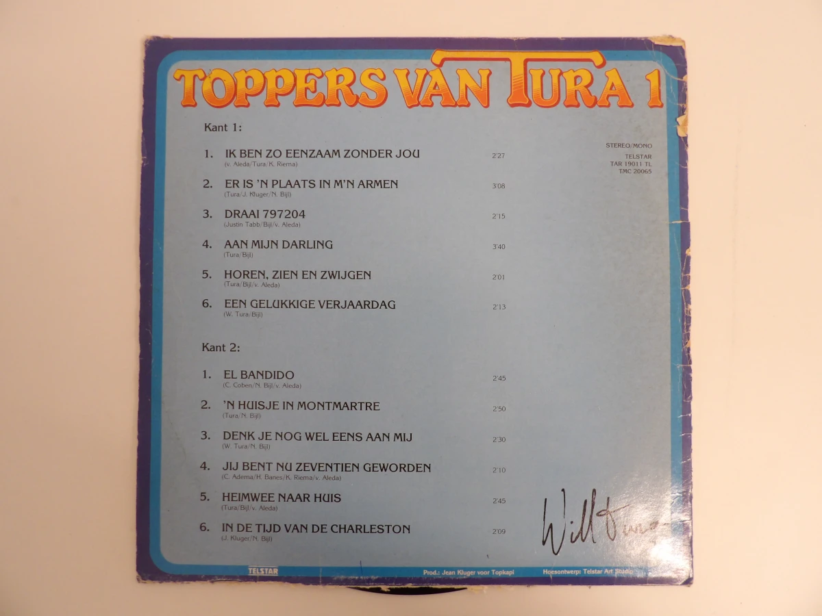 Groot lot Will Tura LP's - foto 9