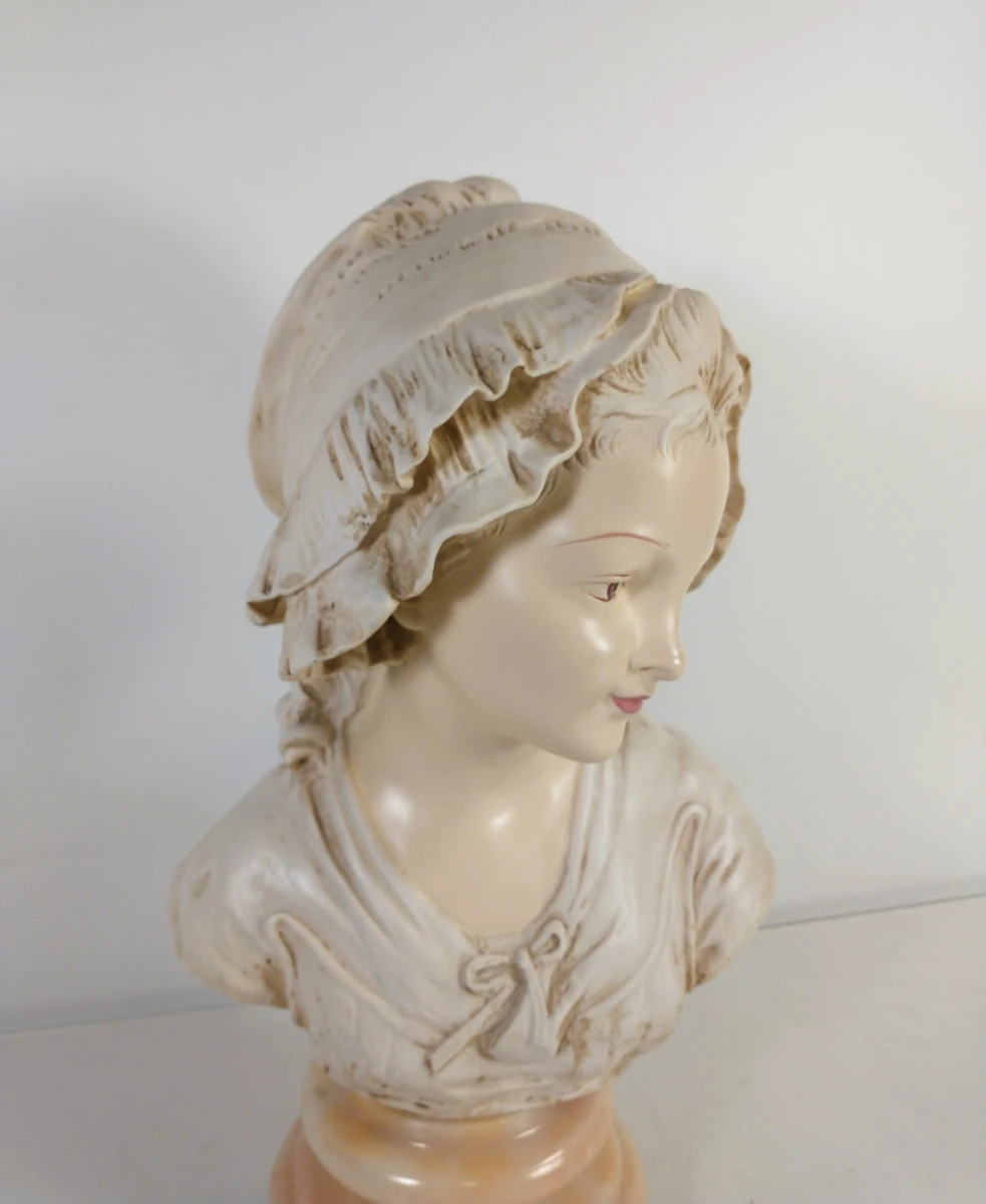 Buste van een dame op sokkel Angelica Collection - foto 6