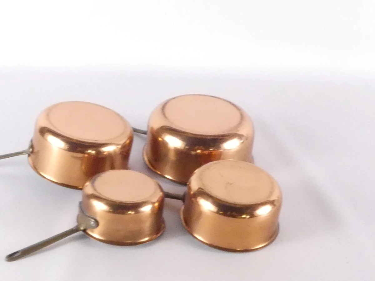 Set koperen pannetjes en ovenschalen(6 stuks) - foto 13