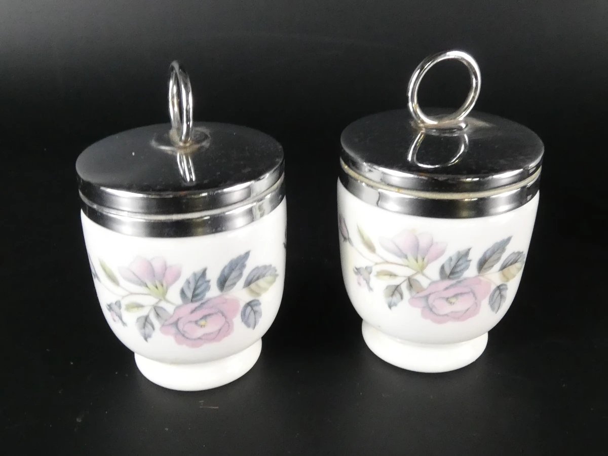 Set van 4 porseleinen egg coddlers - foto 8