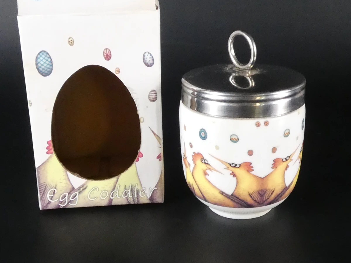 Set van 4 porseleinen egg coddlers - foto 14