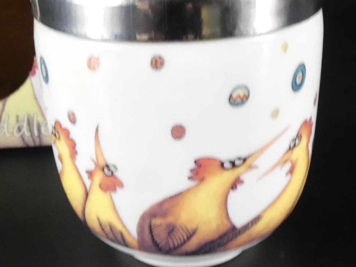 Set van 4 porseleinen egg coddlers - foto 15