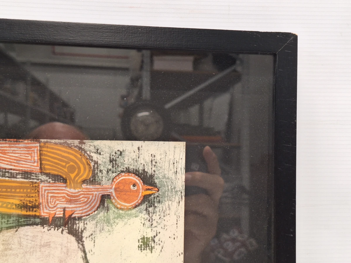 Set van 2 ingelijste reproducties naar Graciela Rodo Boulanger - kinderen met vogels - foto 13