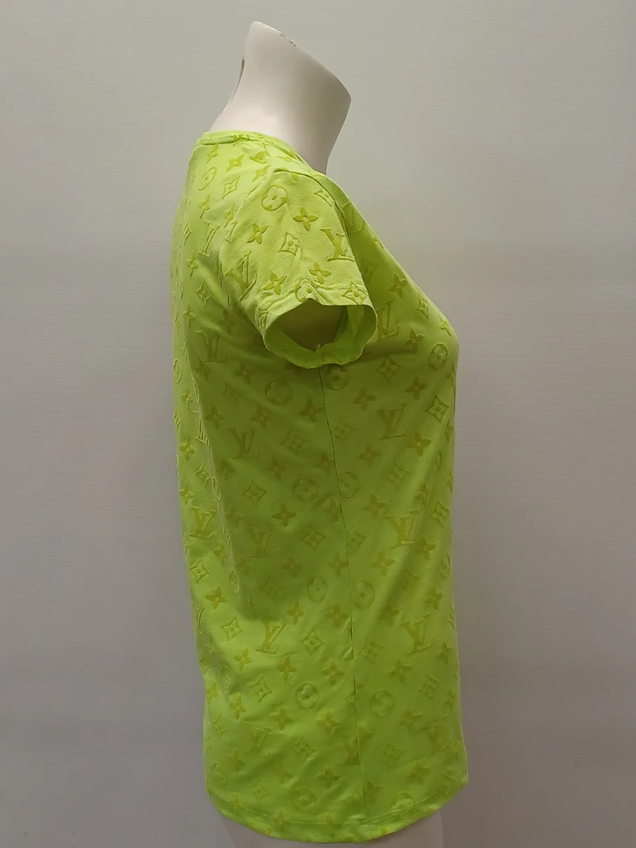 Louis Vuitton monogram T-shirt - Neon groen - foto 2