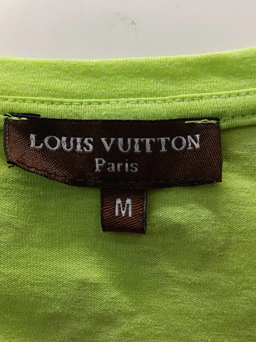 Louis Vuitton monogram T-shirt - Neon groen - foto 5