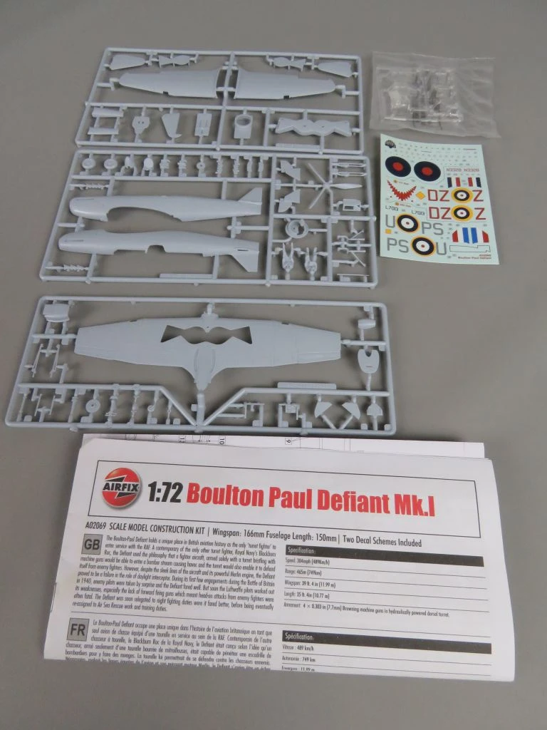 Bouwpakket 1:72 Boulton Paul Defiant Mk.I vliegtuig - foto 2