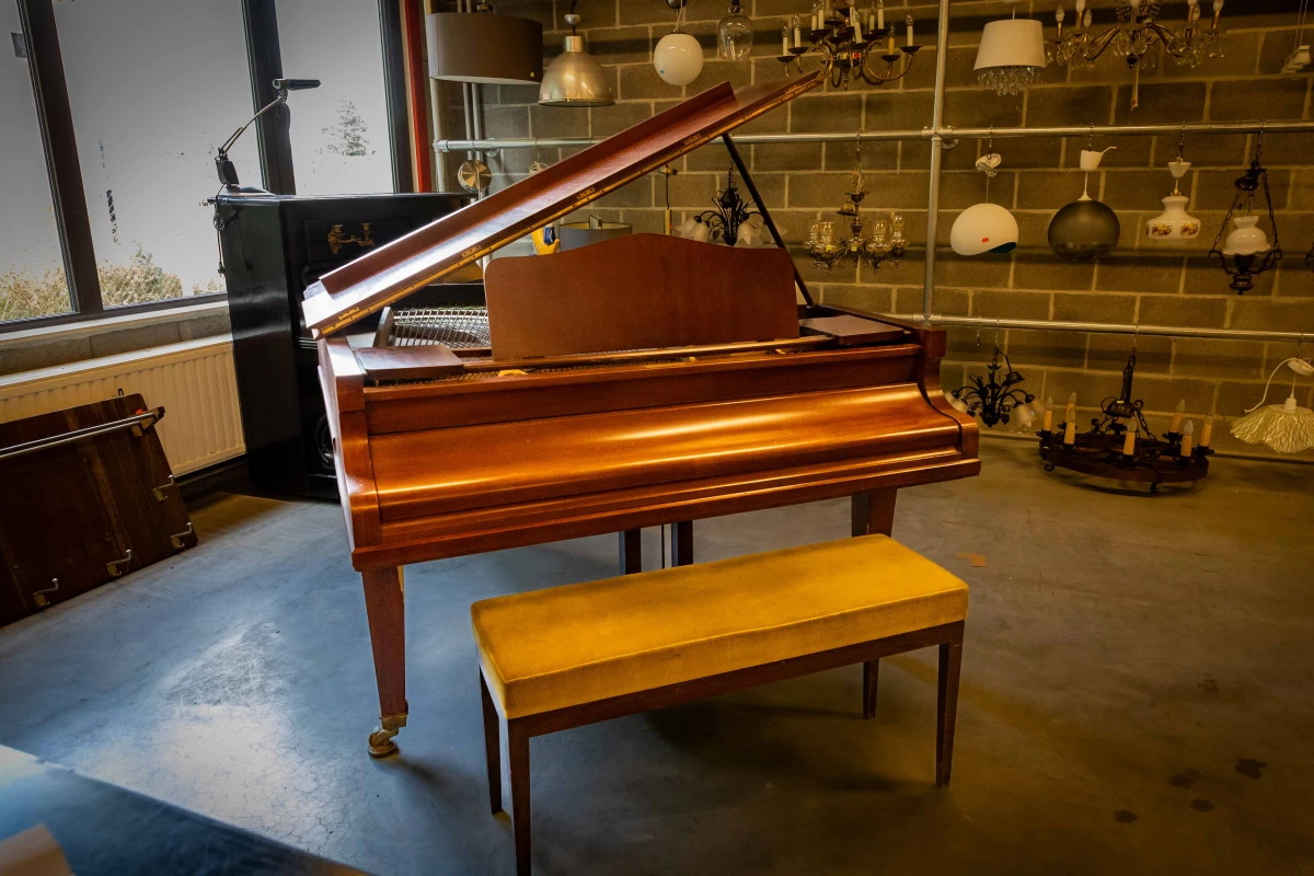Vleugelpiano Neumeyer met bankje - foto 12