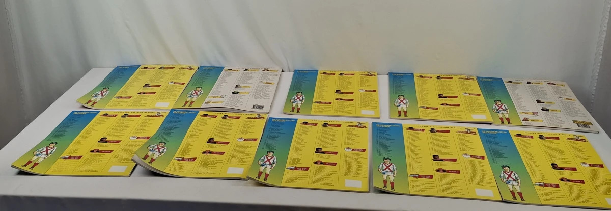 Set van 10 vintage voetbalstripboeken: De Wondersloffen van Sjakie - foto 2