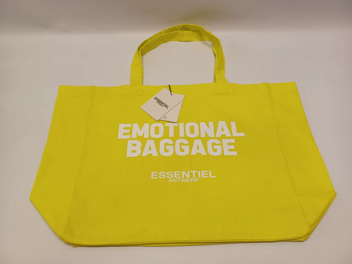 Essentiel Antwerp "Emotional Baggage" Tote Bag - Neon Geel – kavel bij De Kringwinkel, Gent