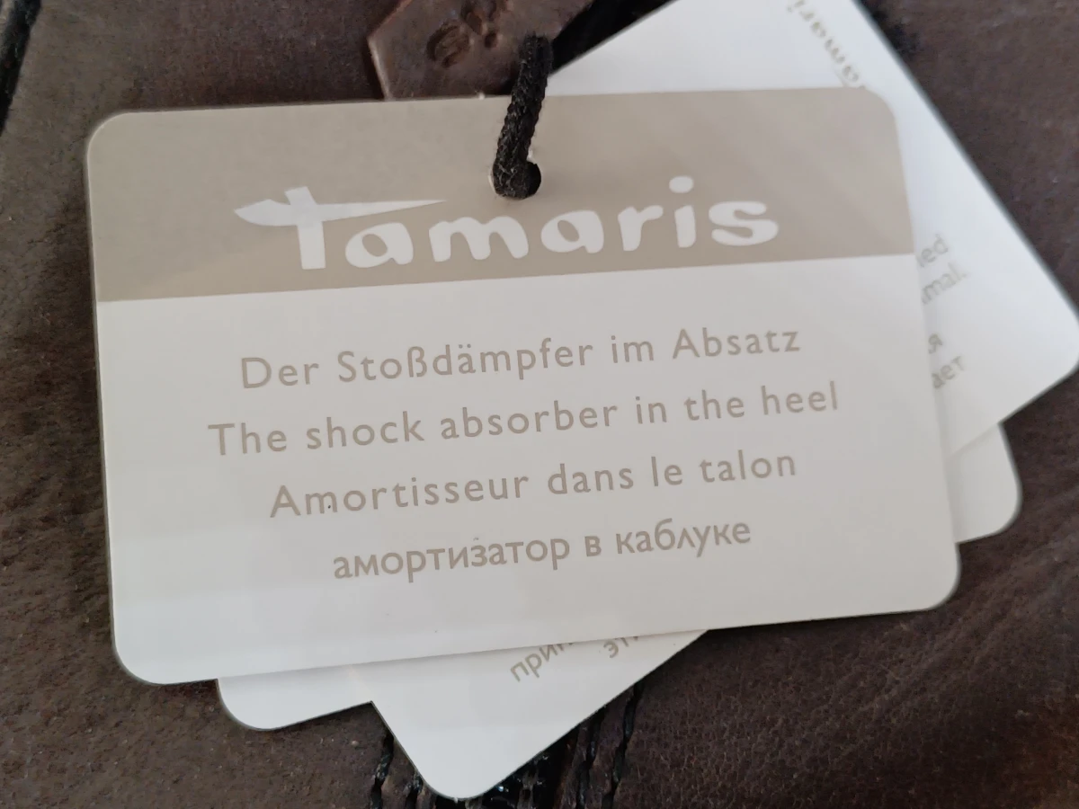 Stijlvolle bruine lederen Tamaris enkellaarsjes - foto 14