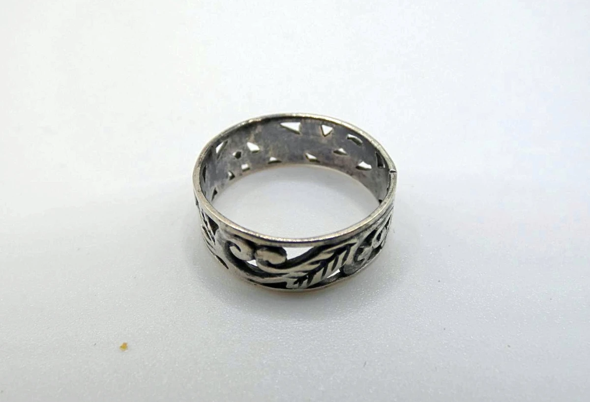 Zilveren openwork ring - maat 53 - foto 2