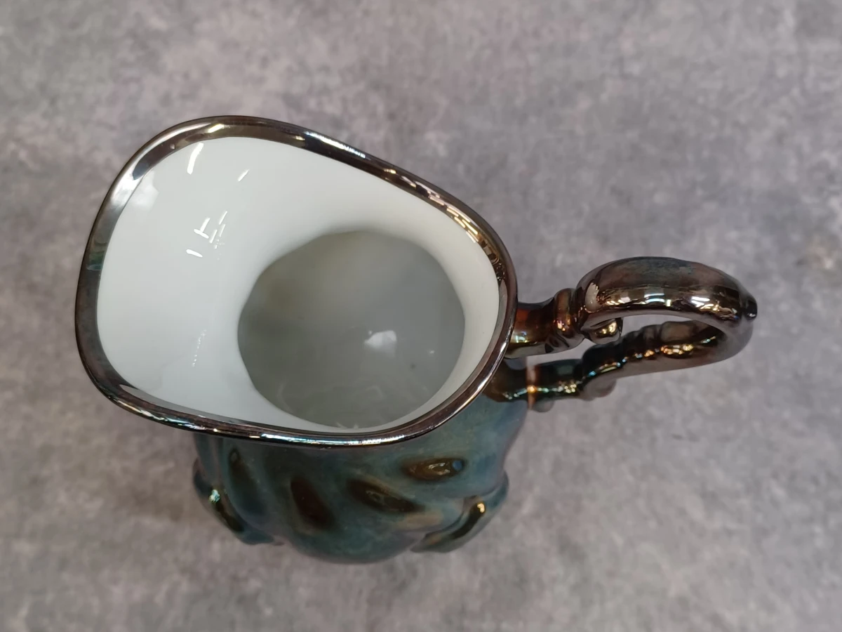 Porseleinen koffie- en theeset met zilversmeltlaag - foto 20